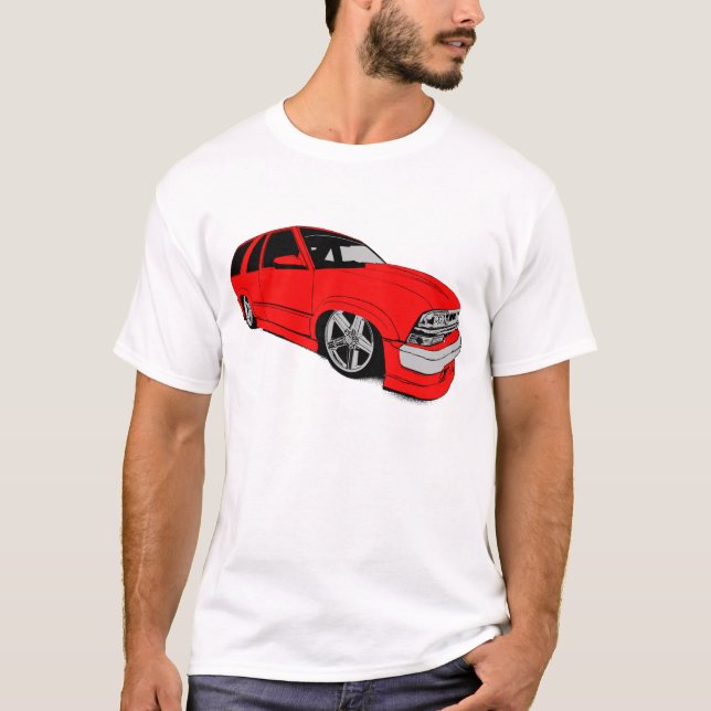 Camiseta Blazer vermelho de Chevy Xtreme (Frente)