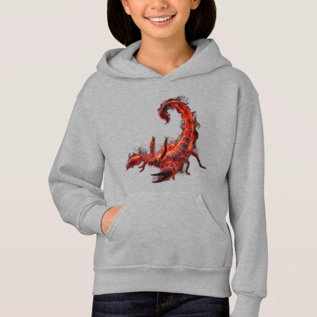 Camiseta Blazing Scorpion Mythical Creature Fantasy Art (Frente)