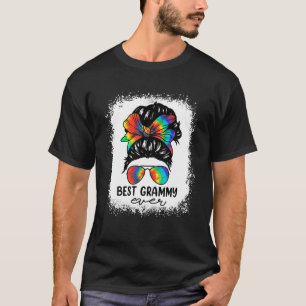 Camiseta Bleach Best Grammy Ever Tie Dye Messy Bun Hair Mot