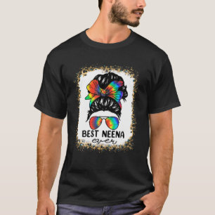 Camiseta Bleach Best Neena Alguma Vez Tie Dye Mensagem Bun