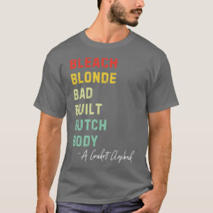Camiseta Bleach Blonde Mau Corpo Do Botão Construído Retro 