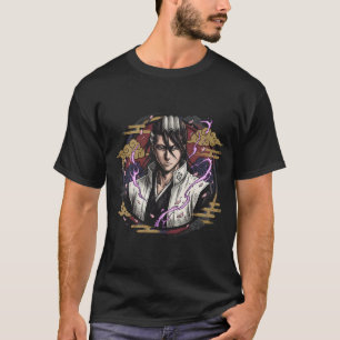 Camiseta Bleach Byakuya Kuchiki Cachecol Nobre Comportament