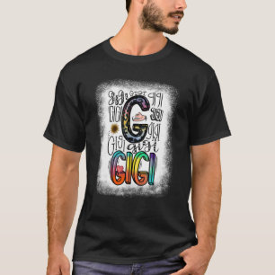 Camiseta Bleach Gigi Typografia Leopard Tie Dye Happy Mothe