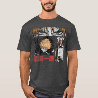 Camiseta Bleach Graphic Ichigo Comic Book Style Anime