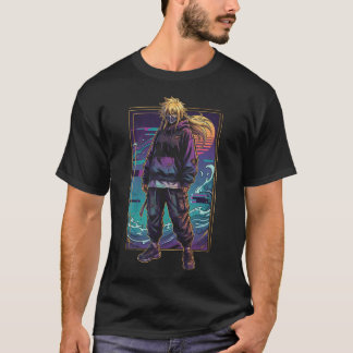 Camiseta Bleach Harribel Cabelo Loiro Máscara Hollow Restos