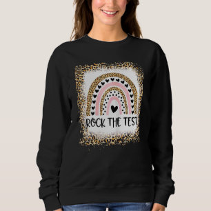 Camiseta Bleached Rock The Test Teacher Day Testing Da