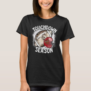 Camiseta Bleached Touchdown Season American Football Game D