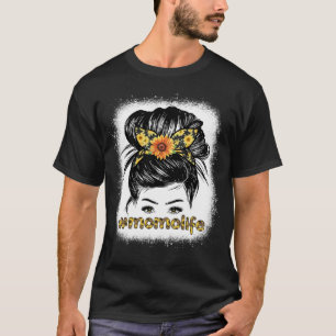 Camiseta Bleaches Momo Messaging Hair Bun Sunflower Mothe