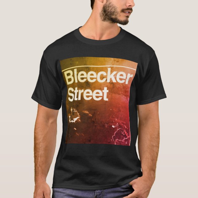 Camiseta Bleecker Street, Greenwich Village, Manhattan NYC (Frente)
