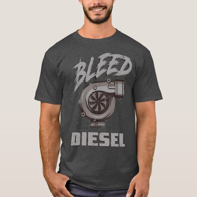 Camiseta Bleed Diesel Fuel Diesels Trucks Roll Coal  Gift (Frente)
