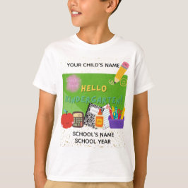 Camiseta BLEEGRAPICS: Olá, Jardim de Infância!