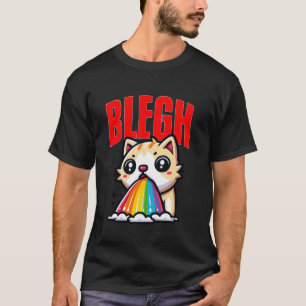 Camiseta Blegh Heavy Metal Gato Metalcore Deathcore Pesado 