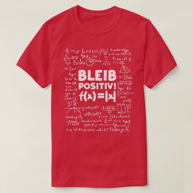 Camiseta Bleib - Matemática Positiva (Frente do Design)