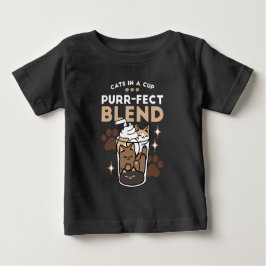 Camiseta Blend Puro: Design de café para Cat & Café