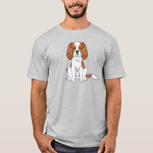 Camiseta Blenheim Cavalier King Charles Spaniel Dog Sentado
