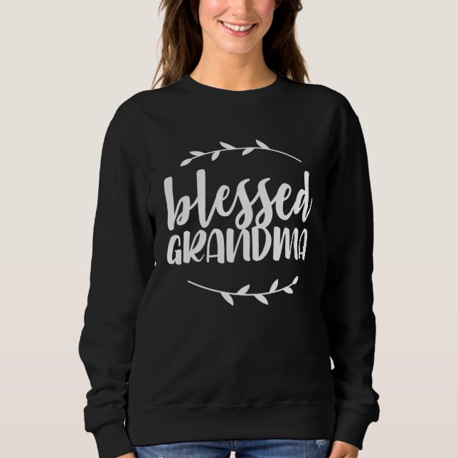 Camiseta Blessed Grandma  Mothers Day  For Grandma (Frente)