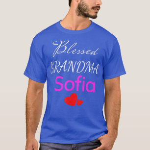 Camiseta Blessed Grandma Sofia Grandmother Grammy Grams Gig