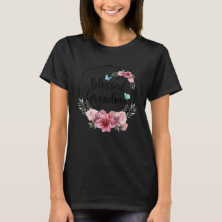 Camiseta Blessed Grandma with Floral Mother s Day 2023