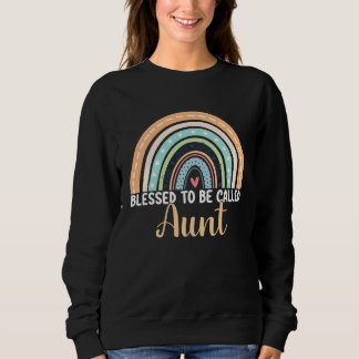 Camiseta Blessed To Be Called Aunt Rainbow Mother s Day Aun
