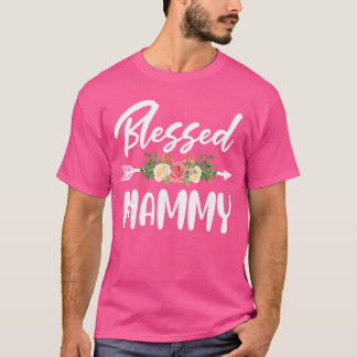 Camiseta Blessed to be called Mammy Floral Arrow Design Mot
