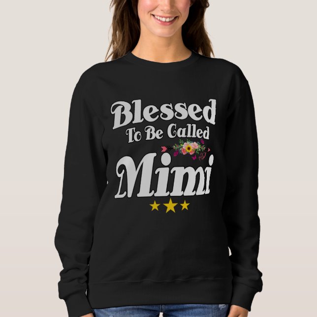 Camiseta Blessed To Be Called MiMi Cute Mother s Day Sunflo (Frente)