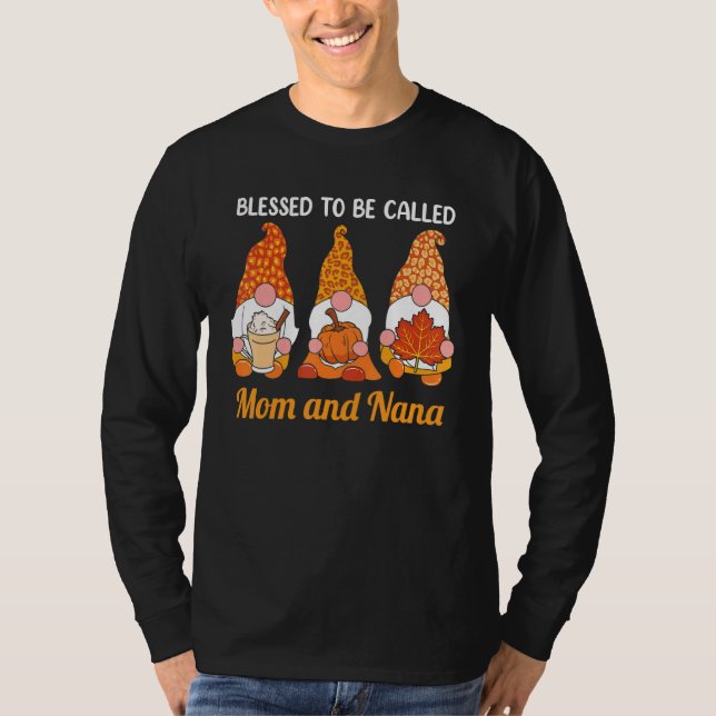 Camiseta Blessed To Be Called Mom And Nana Women Christmas  (Frente)