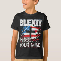 Blexit Free Your Miney American Flag and Cross