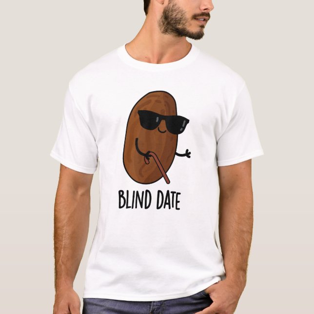 Camiseta Blind Date Engraçado Fruta (Frente)