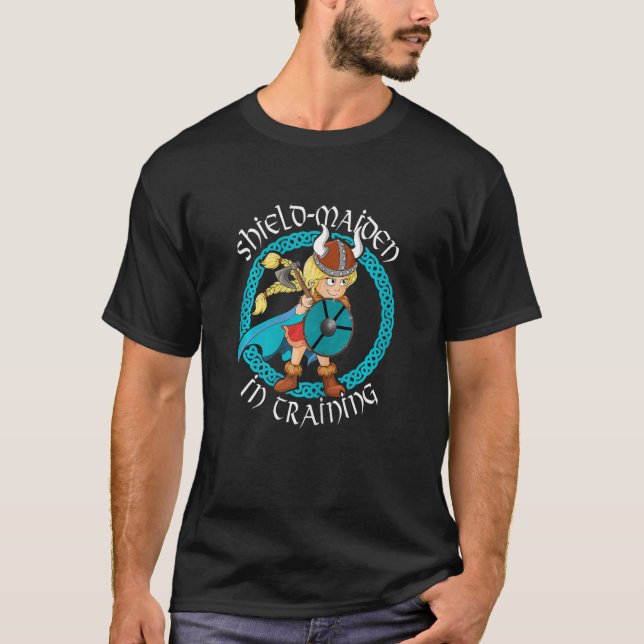 Camiseta Blindagem - Maiden No Treinamento De Vikings De La (Frente)
