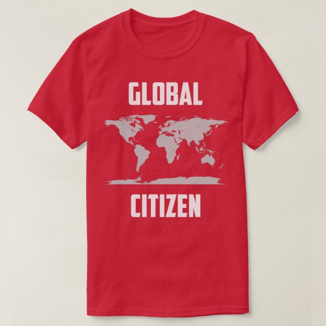 Camiseta Bling Global Cidadão para Expatriados (Frente do Design)