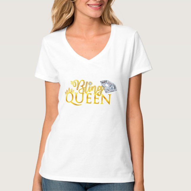 Camiseta Bling Queen (Frente)