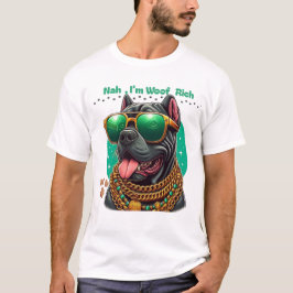 Camiseta Blinged Out Frenchie - Cachorro Salto com Cadeias