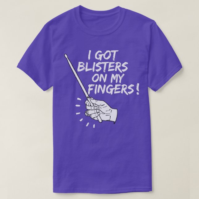 Camiseta Blisters nos dedos  (Frente do Design)
