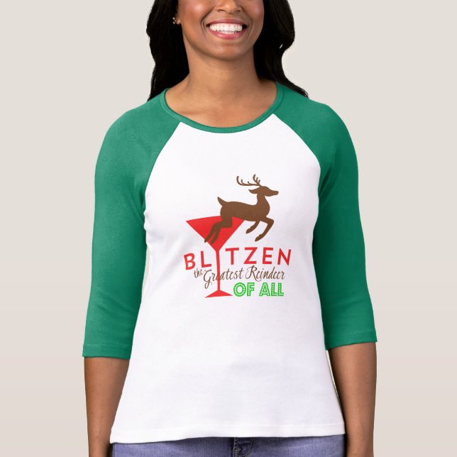 Camiseta Blitzen… A grande rena de tudo! (Frente)