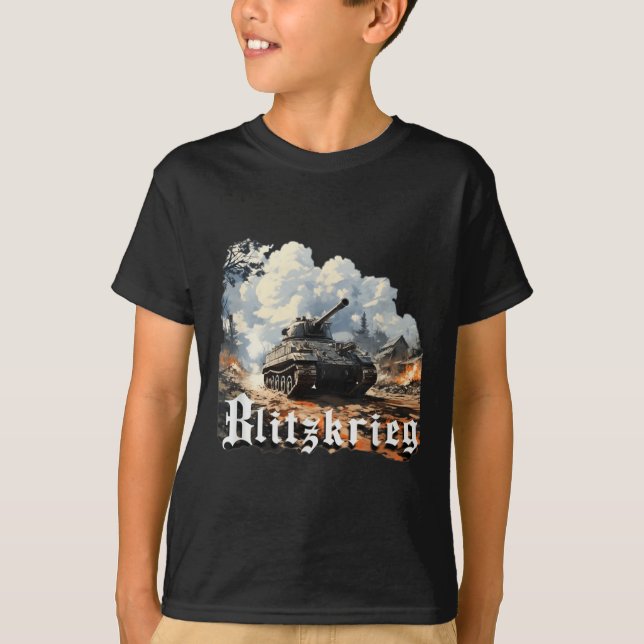 Camiseta Blitzkrieg da Segunda Guerra Mundial (Frente)