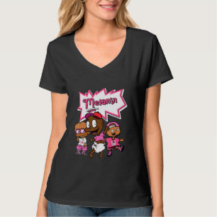 Camiseta Blm Black Melanin Kids Sneaker Match 14 Chocante P