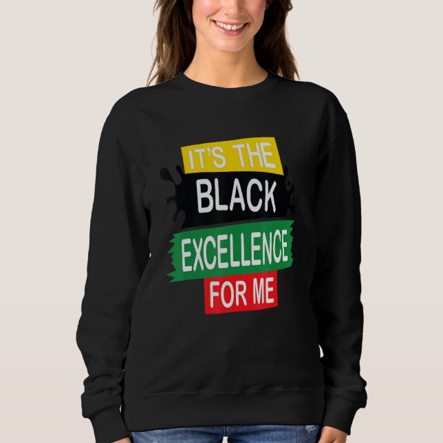 Camiseta Blm É A Excelência Preta Para Mim A História Preta (Frente)