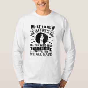Camiseta BLM - Falar sua verdade é poderoso