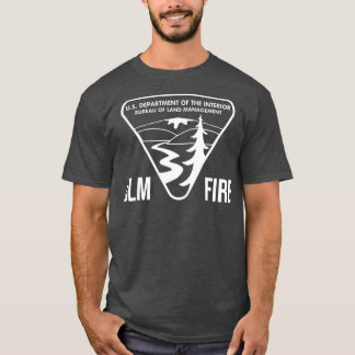 Camiseta BLM FIRE Bureau of Land Management White