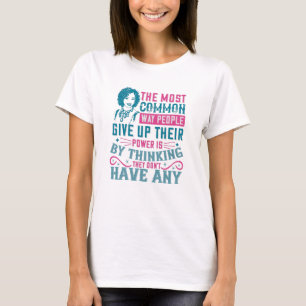 Camiseta BLM - Não desista do poder