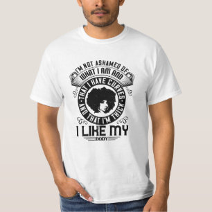 Camiseta BLM - Não tenho vergonha do meu corpo