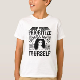 Camiseta BLM - Priorize a si mesmo, salve-se