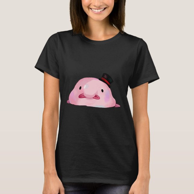 Camiseta Blob Cachorro Peixe-Cabra L Ama Blobfish (Frente)