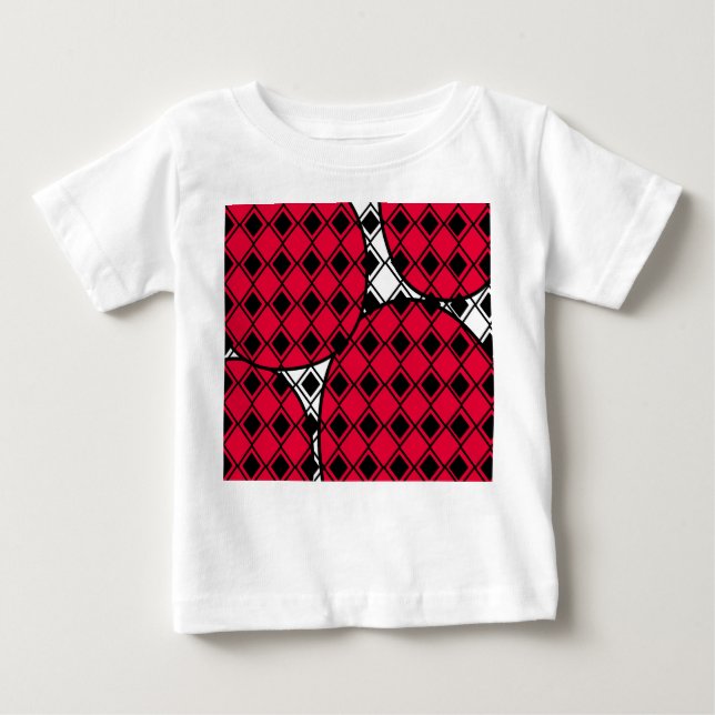 Camiseta Blob Harlequin rosa (Frente)