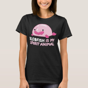 Camiseta Blobfish É Meu Espírito Animal Engraçado Memória D