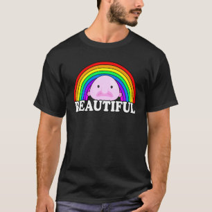 Camiseta Blobfish É Um Belo Blobfish Meme Rainbow