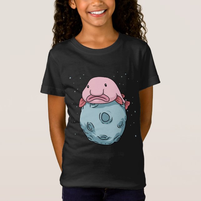Camiseta Blobfish Moon Astronauta Gift Kids Blobfish (Frente)