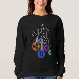 Camiseta Blocchain de moeda digital Cryptocurrency