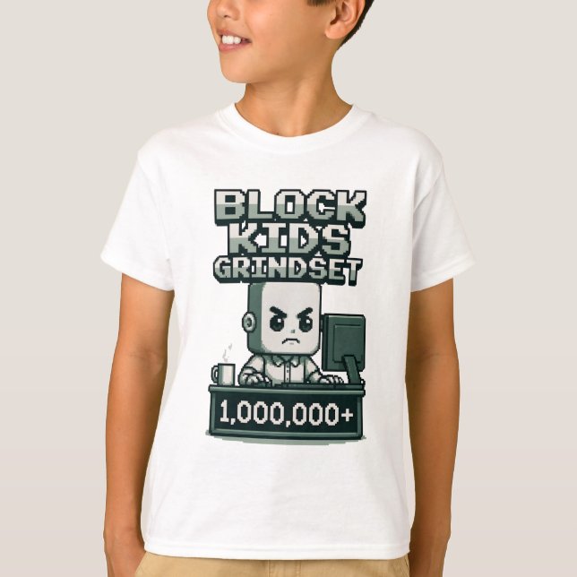 CAMISETA BLOCK KIDS GRINDSET (Frente)