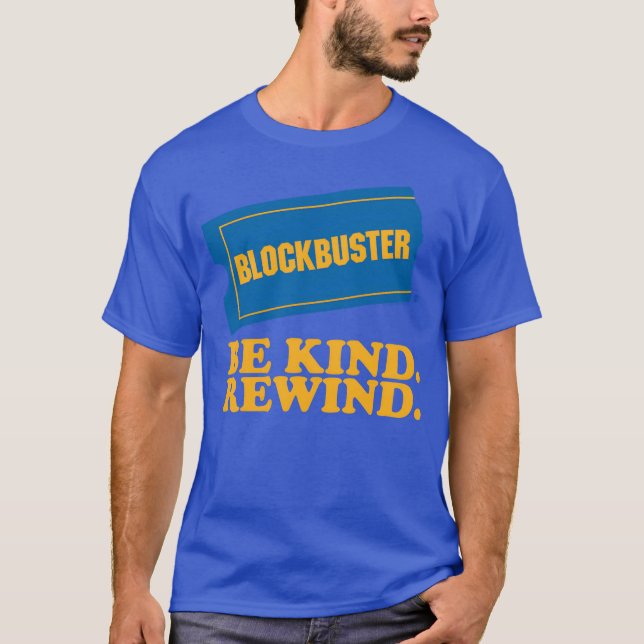 Camiseta Blockbuster Seja gentil Vintage (Frente)